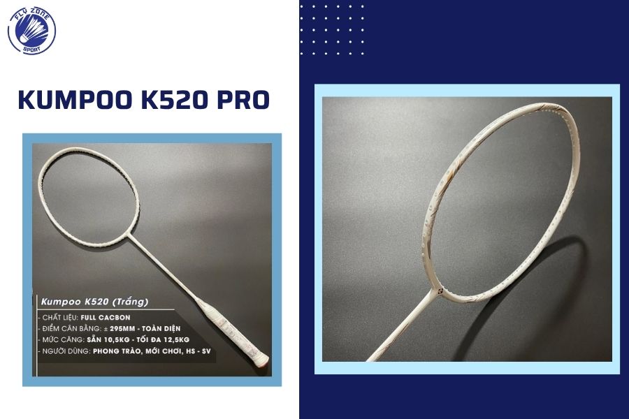 Vợt Cầu Lông Kumpoo K520 Pro